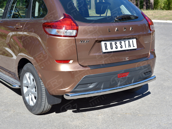 Фото Защита заднего бампера d63 дуга LADA XRay 2015