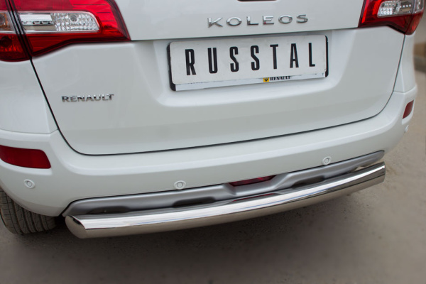Фото Защита заднего бампера d76 RENAULT Koleos 2012-2016