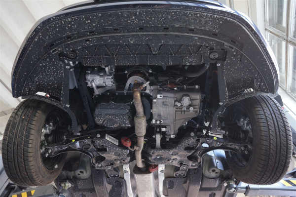 Фото Алюминиевая защита картера двигателя и кпп Audi (Ауди) A1 (2010-)