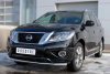 Фото Защита переднего бампера d63 (секции) NISSAN Pathfinder 2014-
