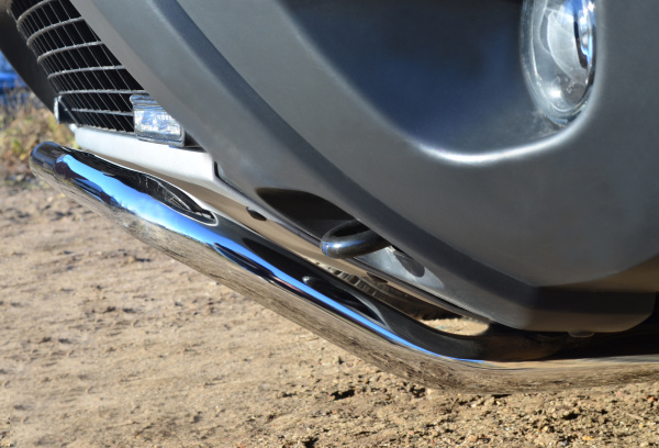 Фото Защита переднего бампера d42 волна RENAULT Duster 4x4 2011-2014