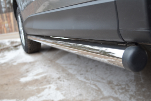 Фото Защита порогов d63 (вариант 2) MAZDA CX-5 2011-2016