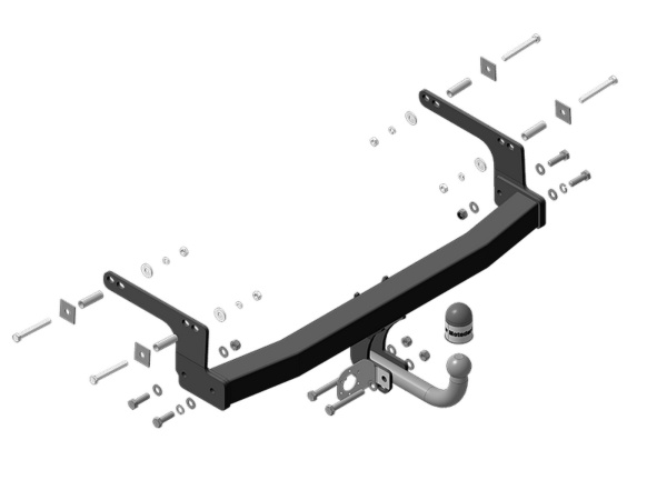 фото Фаркоп Мотодор для Renault Kaptur I (2016-2022)