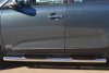 Пороги труба d76 с накладкой (вариант 3) KIA Sorento 2012-