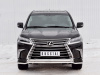 Защита переднего бампера d42 волна-d42 дуга LEXUS LX450d-LX570 2015 (кроме F-Sport)