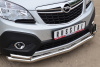 Фото Защита переднего бампера d63 (секции)/d42 (уголки) OPEL MOKKA 2013-