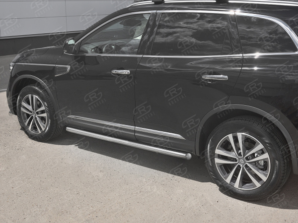 Фото Пороги труба d63 (вариант 3) RENAULT KOLEOS 2017-