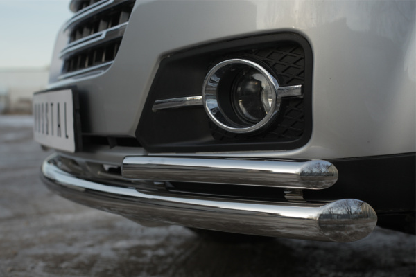 Фото Защита переднего бампера d63 (дуга) d42х2 (дуга) GREAT WALL Hover H3 2014-