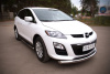 Фото Пороги труба d76 с накладками (вариант 3) MAZDA CX-7 2010-2013