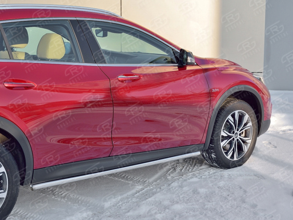 Фото Пороги труба d42 (вариант 3) INFINITI QX30 2016