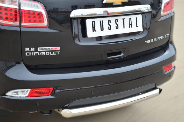 Фото Защита заднего бампера d63 (дуга) CHEVROLET Trailblazer 2012-