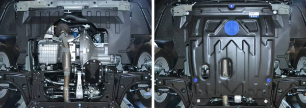 Фото Защита картера и КПП Автоброня для Daewoo Gentra, V - 1,5 МКП 2013-2016