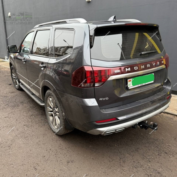 фото Фаркоп ПТ Групп (Россия) «быстросъемный под квадрат» для KIA Mohave I «2 рестайлинг» (2020-)