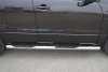 Пороги труба d76 с накладками (вариант 2) SUZUKI Grand Vitara 5 дв. 2012-2016