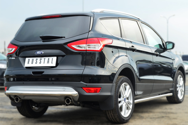 Фото Защита заднего бампера d63 (дуга) FORD KUGA 2012-2015