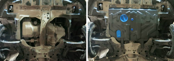 Фото Защита картера Автоброня для Geely Emgrand EC7 V-1,5; 1,8 2011-2016