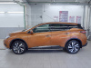 Пороги труба 75х42 овал с проступью NISSAN MURANO 2016