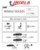 фото Фаркоп Imiola для Renault Koleos 2008-