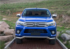 Защита переднего бампера d57 волна Toyota Hilux 2015-