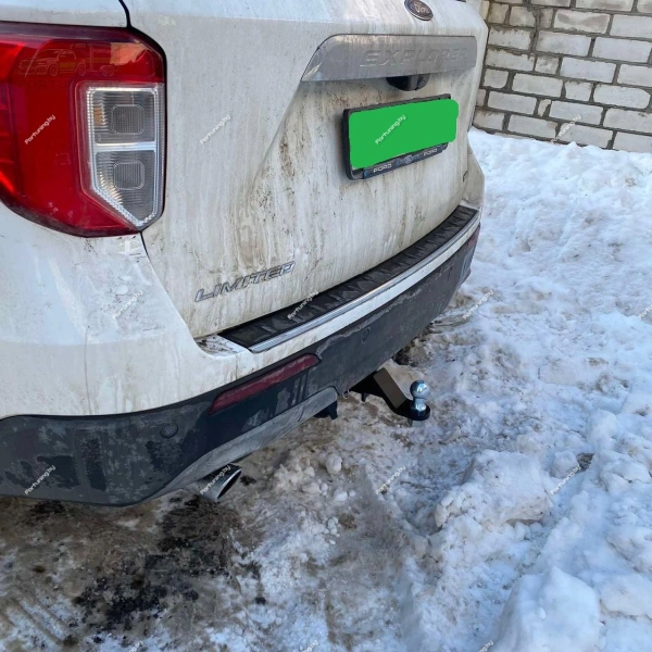 Фаркоп Bizon (Россия) «быстросъемный под квадрат» для Ford Explorer VI (2019-)