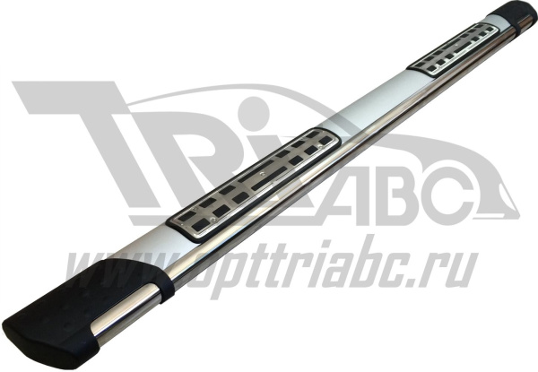 Фото Пороги алюминиевые (Emerald silver ) Hyundai Creta (2016-)