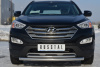 Защита переднего бампера d63/42 (дуга) HYUNDAI Santa Fe 2012-2015
