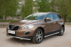 Пороги труба d63 (вариант 1) Volvo XC60 2008-2013