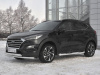 Фото Защита переднего бампера d63 секции-d75х42 дуга HYUNDAI TUCSON 2018-
