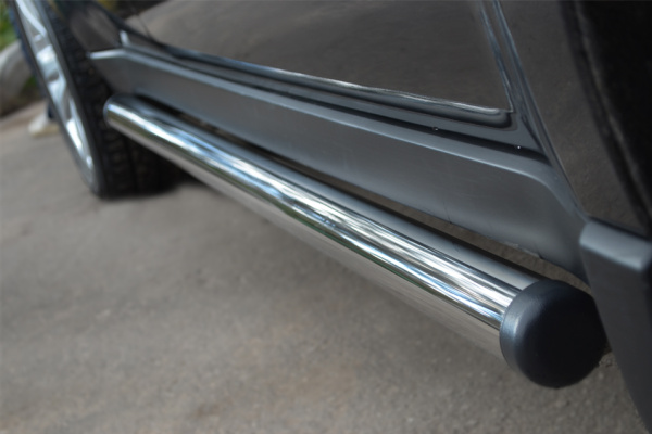 Фото Пороги труба d63 (2 вариант) SUBARU Forester 2008-2012