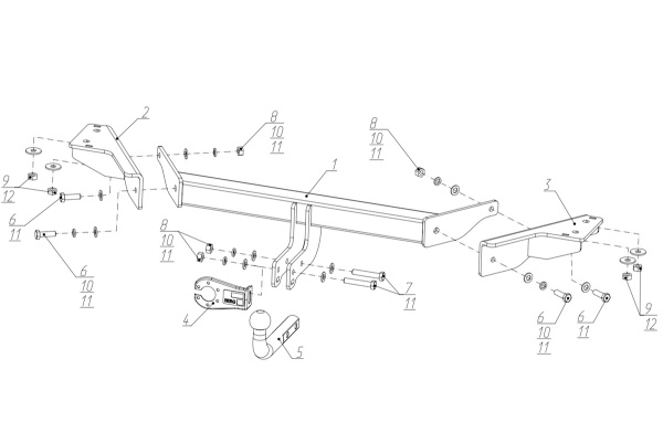 Фаркоп BERG для Haval Dargo I (2022-)