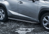 Фото Пороги алюминиевые Rival "Premium" для Lexus NX 2014-2017