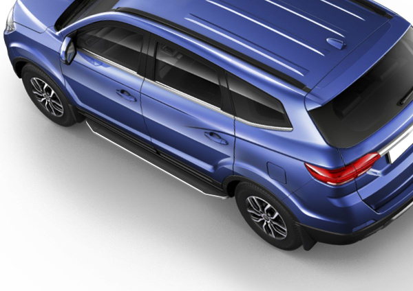 Фото Пороги алюминиевые Rival "Premium" для Lifan MyWay 2017-