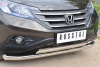 Фото Защита переднего бампера d76 (секции) d75х42 (дуга) HONDA CR-V 2.4 2013-2015