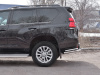 Фото Защита заднего бампера d63 секции d42 уголки TOYOTA LC PRADO 150 2017-