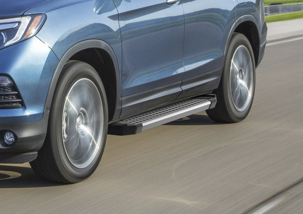 Фото Пороги алюминиевые Rival "Bmw-Style" для Honda Pilot 2016-