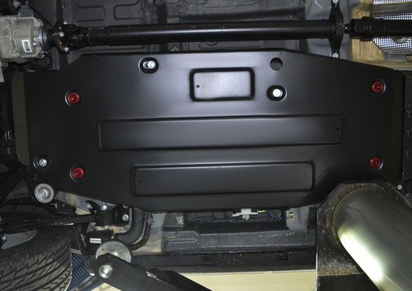 Фото Защита топливного бака АвтоБРОНЯ для Geely Atlas 2018-н.в.