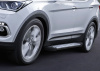 Фото Пороги алюминиевые Rival "Bmw-Style" для Hyundai Santa Fe 2012-2016-