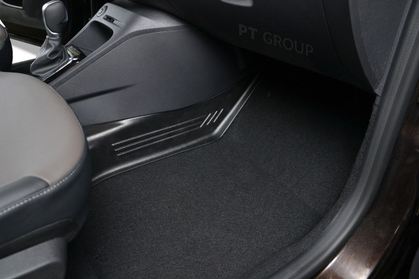 Фото Накладки на ковролин центральные тоннельные для  Рено Каптур