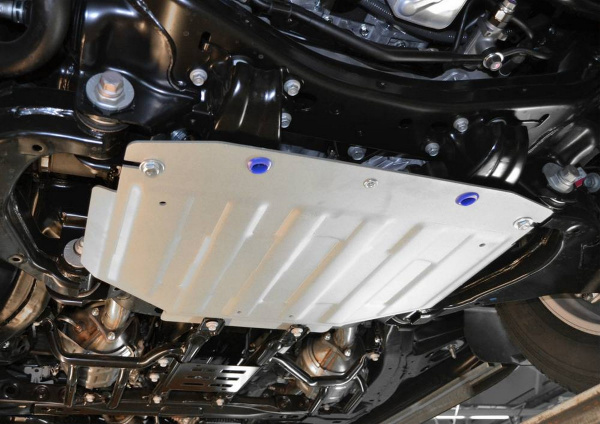 Фото Защита картера Rival (часть 2) для Lexus LX 2015-н.в., алюминий 4 мм, с крепежом, 333.5714.2