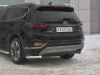 Фото Защита заднего бампера уголки d63 секции HYUNDAI SANTA FE 2018-