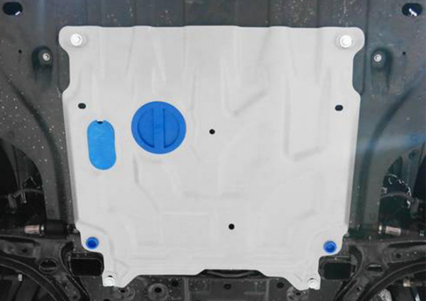 Фото Защита картера и КПП Rival для Hyundai Solaris 2017-н.в., алюминий 3 мм, с крепежом, 333.2369.1