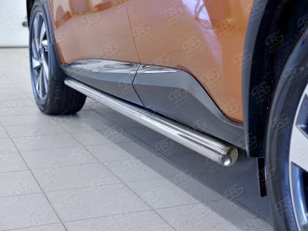 Фото Пороги труба d63 (вариант 3) NISSAN MURANO 2016