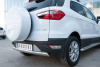 Фото Защита заднего бампера d75х42 (дуга) FORD ECOSPORT 2014-