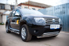 Фото Защита переднего бампера d63/42 (дуга) RENAULT Duster 4x4 2011-2014