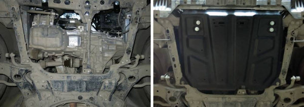 Фото Защита картера и КПП Автоброня для Toyota Corolla, V - 1,6; 1,8 2007-2013 2013-2016 2016-