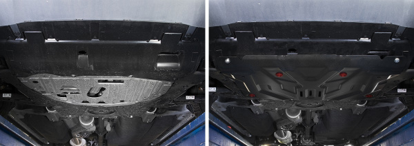 Фото Защита картера и КПП Автоброня для Honda CR-V 2017-