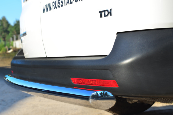 Фото Защита заднего бампера d63 (дуга) VOLKSWAGEN Multivan-Caravelle 2010-2015