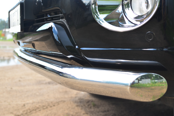 Фото Защита переднего бампера d76 (секции) TOYOTA LC Prado 150 2014-2017