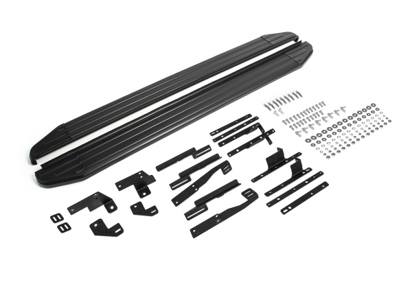 Фото Порог-площадка "Premium-Black" Renault Koleos 2017-