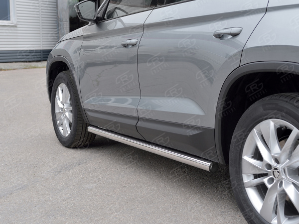 Фото Пороги труба d63 (вариант 2) SKODA KODIAQ 2017-